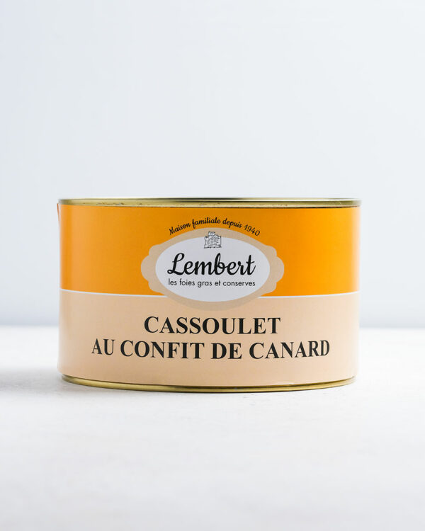 Cassoulet au Confit de Canard - Boîte de 420g à 1580g